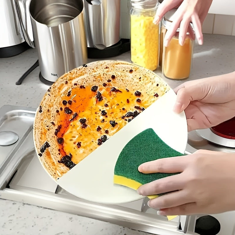 Esponja de limpieza para cocina de doble cara súper absorbente, oferta navideña