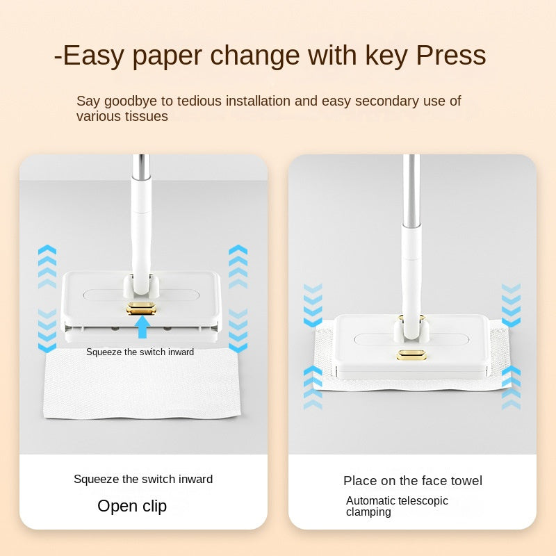 Bir parcha qo'l yuvish uchun bepul foydalaniladigan statik mop, qo'l bilan ishlatiladigan ikki tomonlama avtomatik qopqoq, bir nechta xonalar uchun dangasa stol tozalagich, shisha artish.