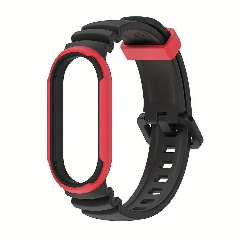 Waterproof TPU Sport Band for Mi Band 5 6 7 Adjustable Durable Replacement Strap