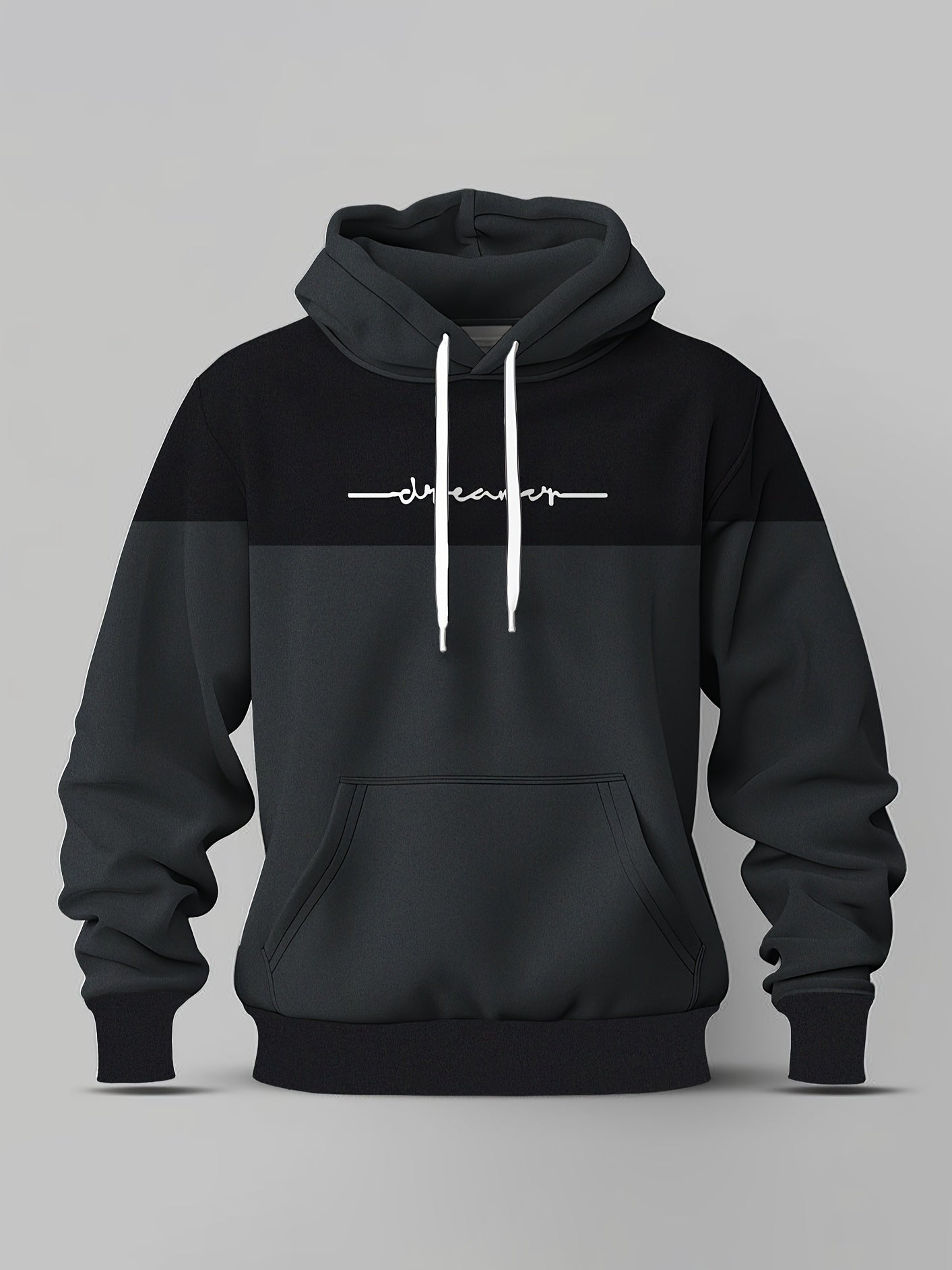 Men's 3D Printed Hoodie Long Sleeve Digital Graphic Casual Plus Size