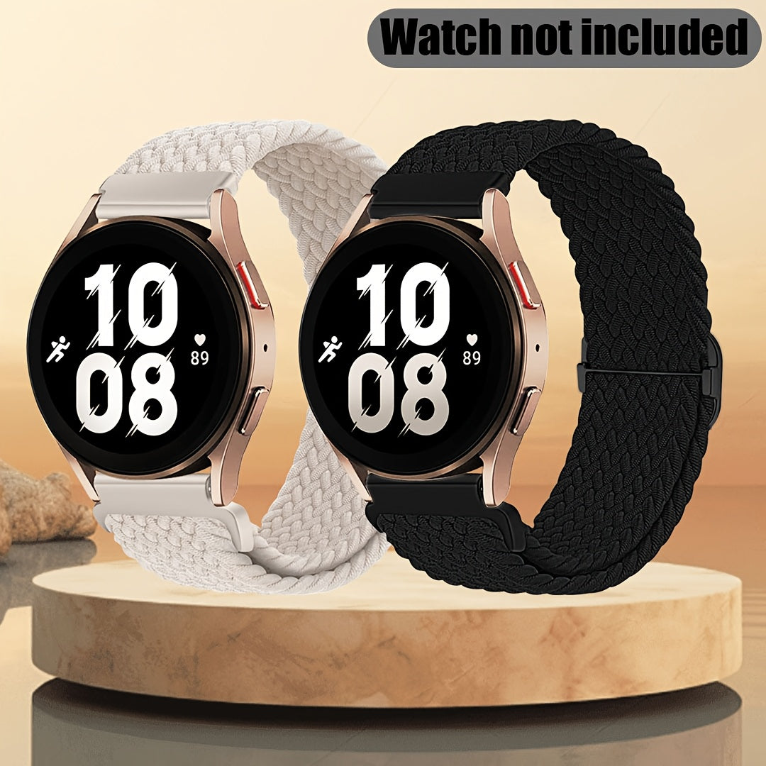 Nylon Smartwatch Band for Samsung Galaxy Watch 4 5 6 7 Classic Active 2 45mm 40mm 44mm 42mm 46mm 43mm 47mm
