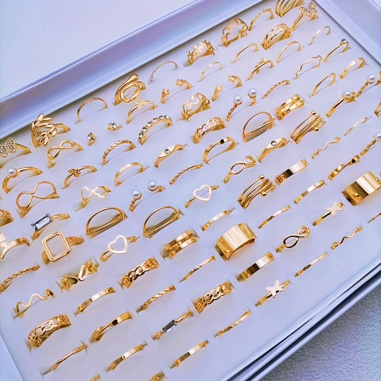 Women’s Boho Chic Ring Set 23 Pieces Vintage Butterfly Jewelry for Daily Wear