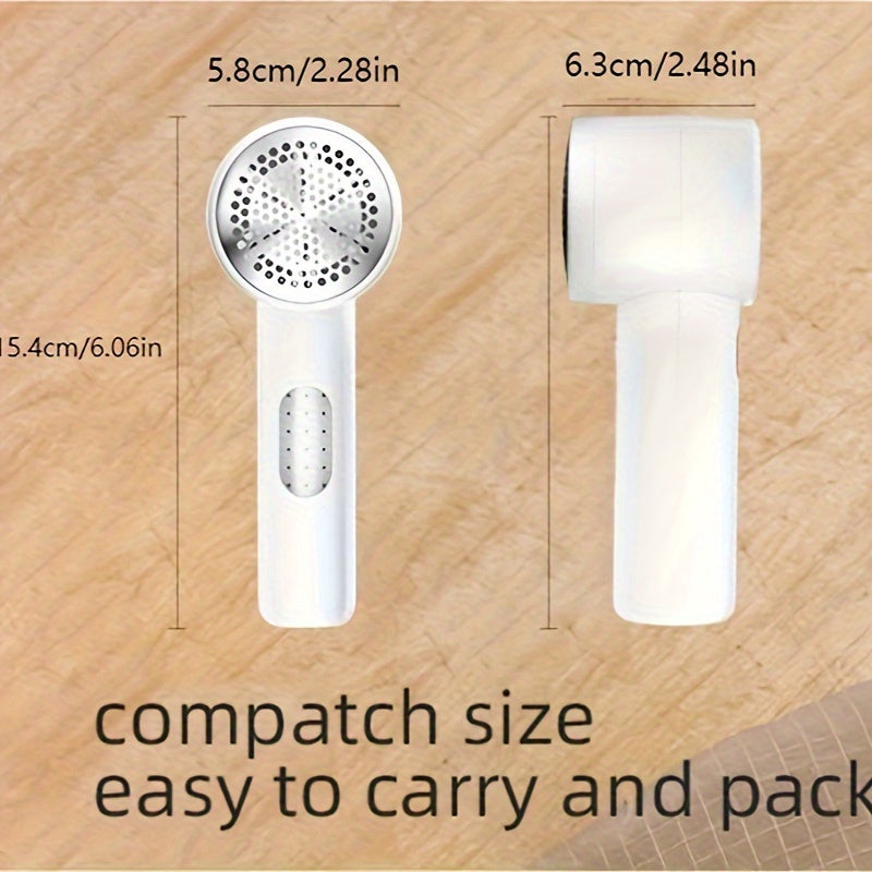 USB/Batareya quvvati bilan ishlaydigan, kam shovqinli mato tozalash uchun qayta zaryadlanadigan to'kma olib tashlagich - ≤36V, kiyimlar, sviterlar, palto, yotoq uchun.
