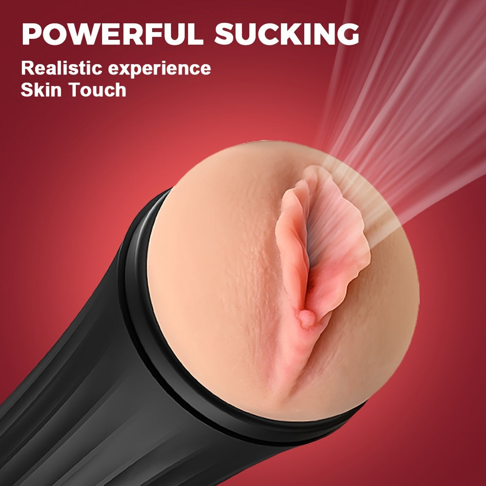 yigitlar uchun Flesh Light Masturbator – Realistik 3D teksturali vaginal kubok