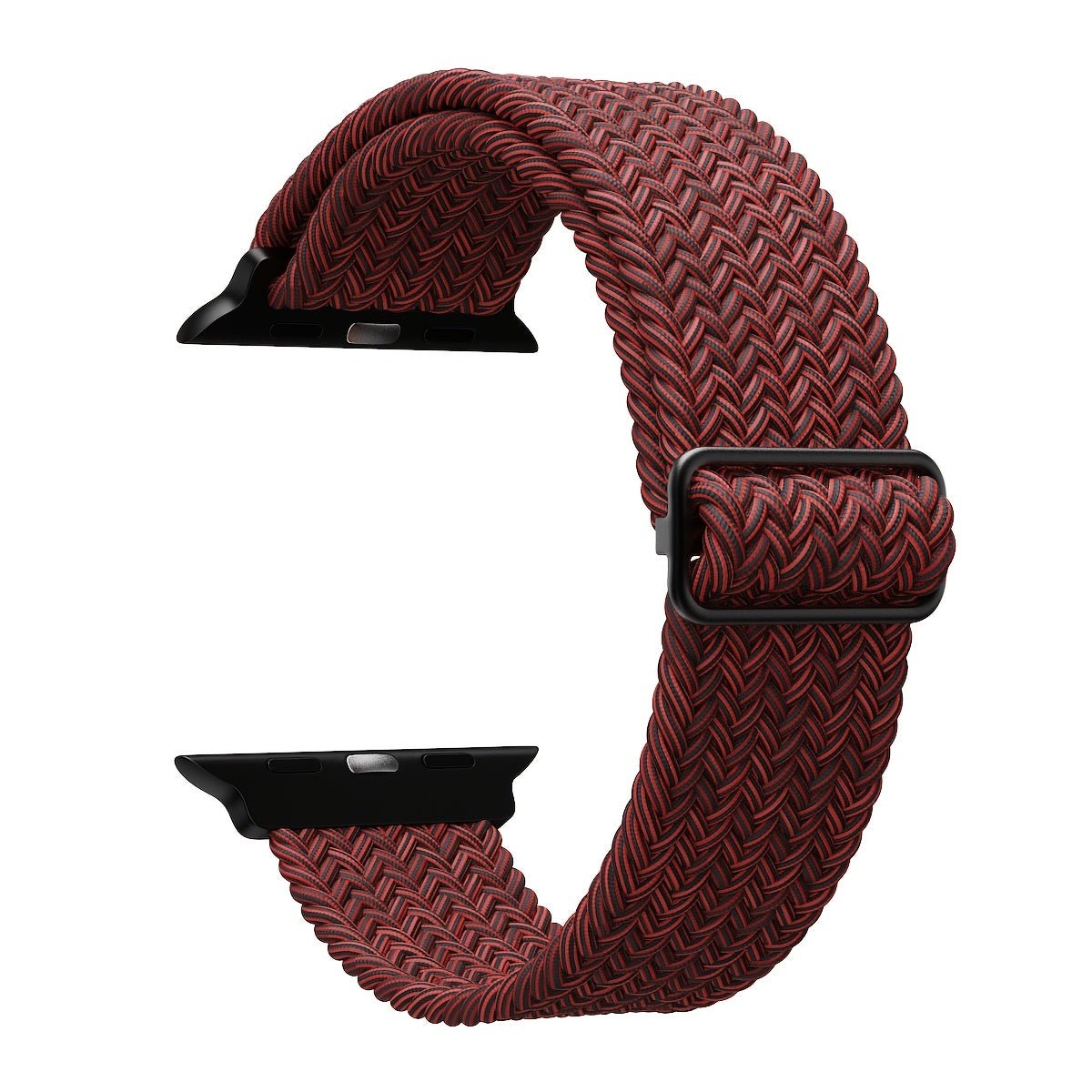 Correa de reloj inteligente trenzada de nylon elástica multicolor para IWatch