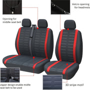 Universal Truck Van Bus Front Seat Cover Waterproof Durable Black