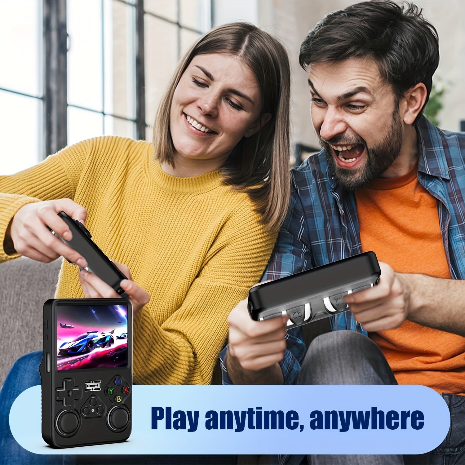 Game Console Silicone Case Black Shockproof Anti-Drop for R36S Handheld