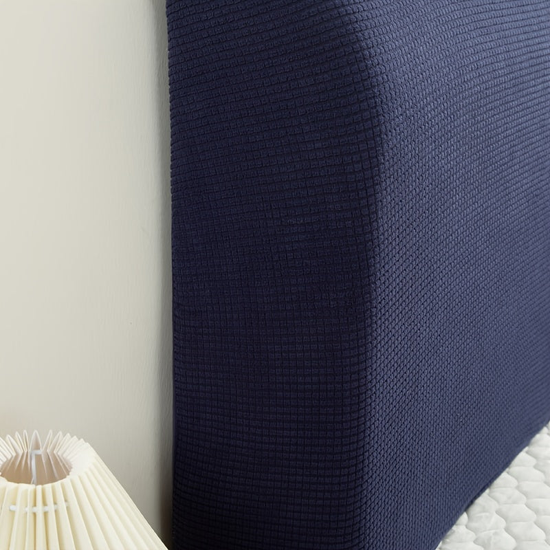 Machine Washable Polyester Fiber Fill Headboard Cover with Macaron-Inspired Corn Texture