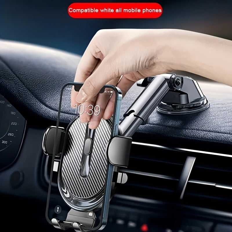 Adjustable Car Phone Holder Suction Cup Mount for All Phones and Vehicles