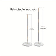 Spin Mop and Bucket Set with Wringer for Wet and Dry Cleaning