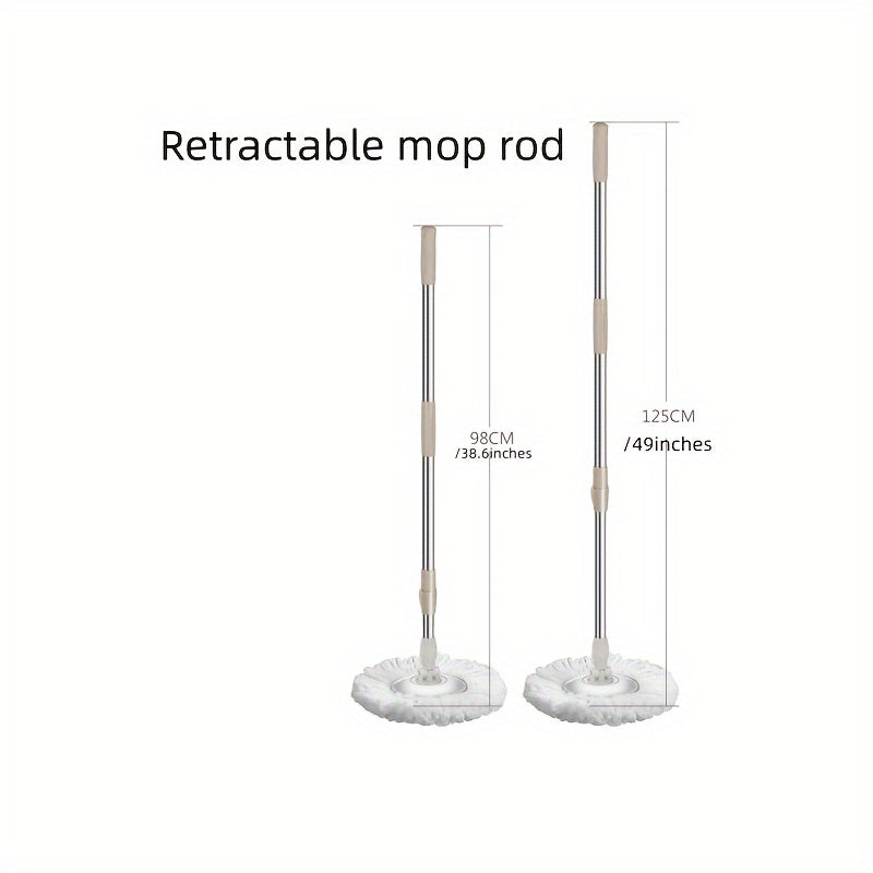 Spin Mop and Bucket Set with Wringer for Wet and Dry Cleaning