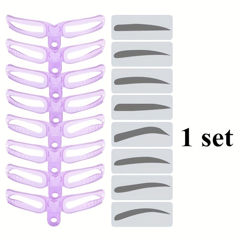 Beauty Tool Kit for Brows and Lashes Hypoallergenic Eyelash Curler and Eyebrow Shaping Template