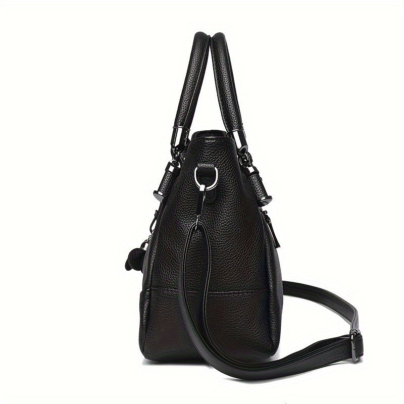 Стильная стеганая сумка для женщин с регулируемым ремнем, застежкой на молнии, полиэстеровой подкладкой, отделкой краев и дизайном на одно плечо.