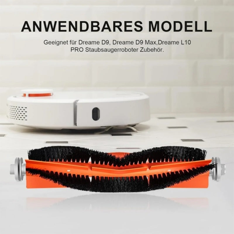 Dream D9/D9 Max L10 Pro uchun aksessuar to'plami - 6 ta changyutgich qismlarini almashtirishni o'z ichiga oladi: asosiy cho'tka, yon cho'tkalar va plastik pol uchun HEPA filtrlar.