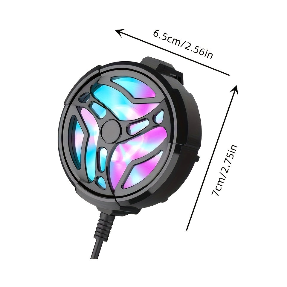 Portable USB Phone Cooler Fan Plastic Heat Dissipation for Gaming and Mobile Devices