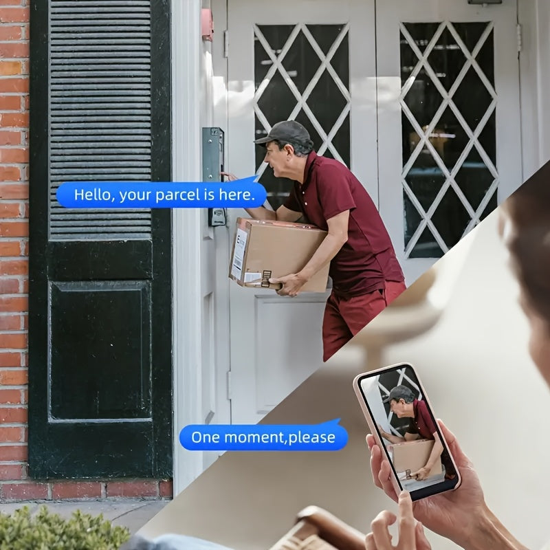 Do'stlar uchun sovg'a: Uy xavfsizlik kamerası, kuzatuv, 360° panoramali ko'rinish, harakatni aniqlash, ikki tomonlama audio, to'liq rangli tungi ko'rinish. Uylar, avtoturargohlar, omborlar va turli tadbirlar uchun ideal.