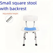 Aluminum Non-Slip Bath Chair for Elderly Pregnant Women and Kids No-Drill Shower Stool for Bathroom