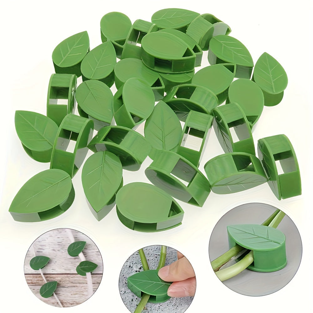Invisible Plant Climbing Wall Fixtures 10/30/50 Pack Plastic Support Clips for Vines and Cables