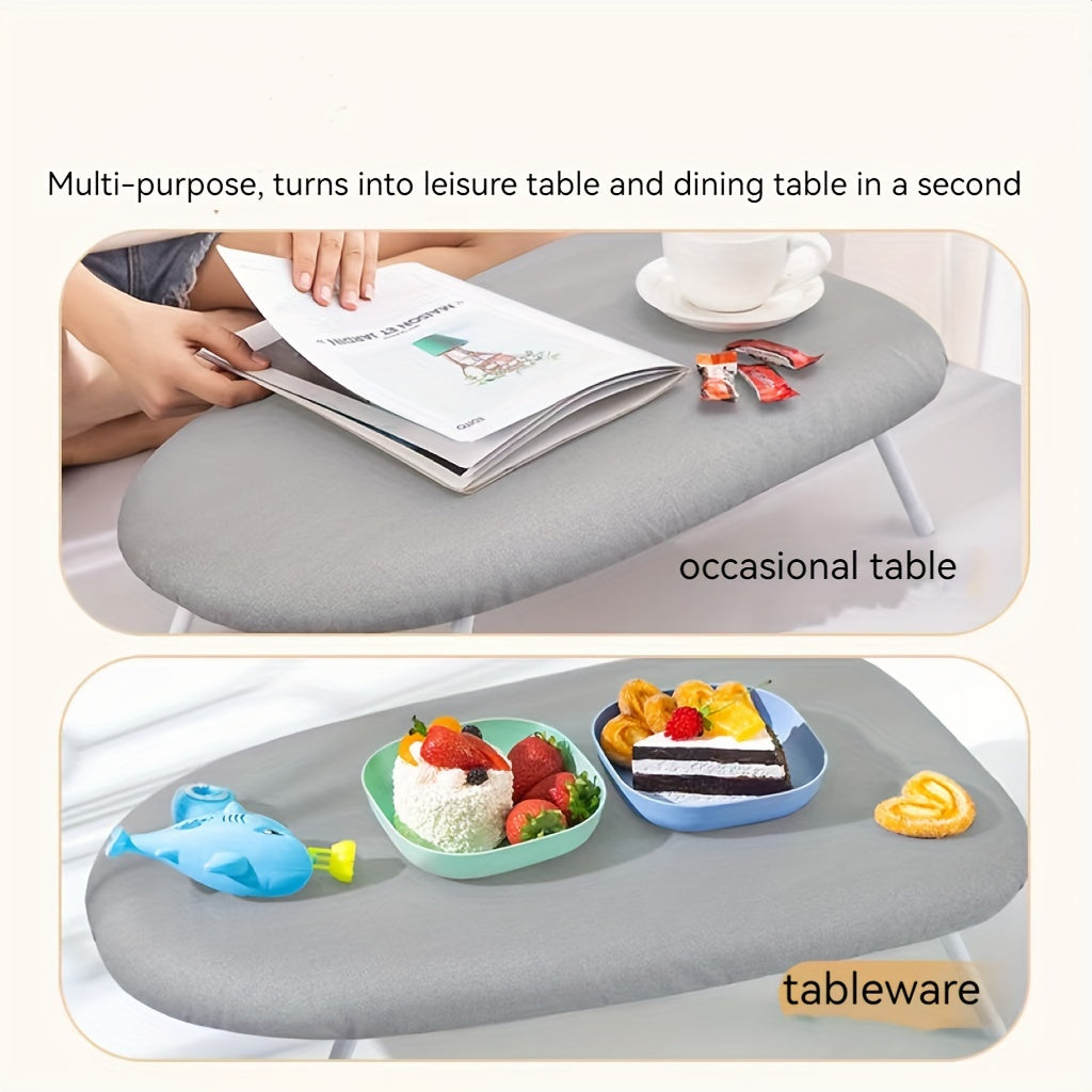 Tabla de planchar plegable para cuellos y puños, acero inoxidable, plástico, 1 pieza