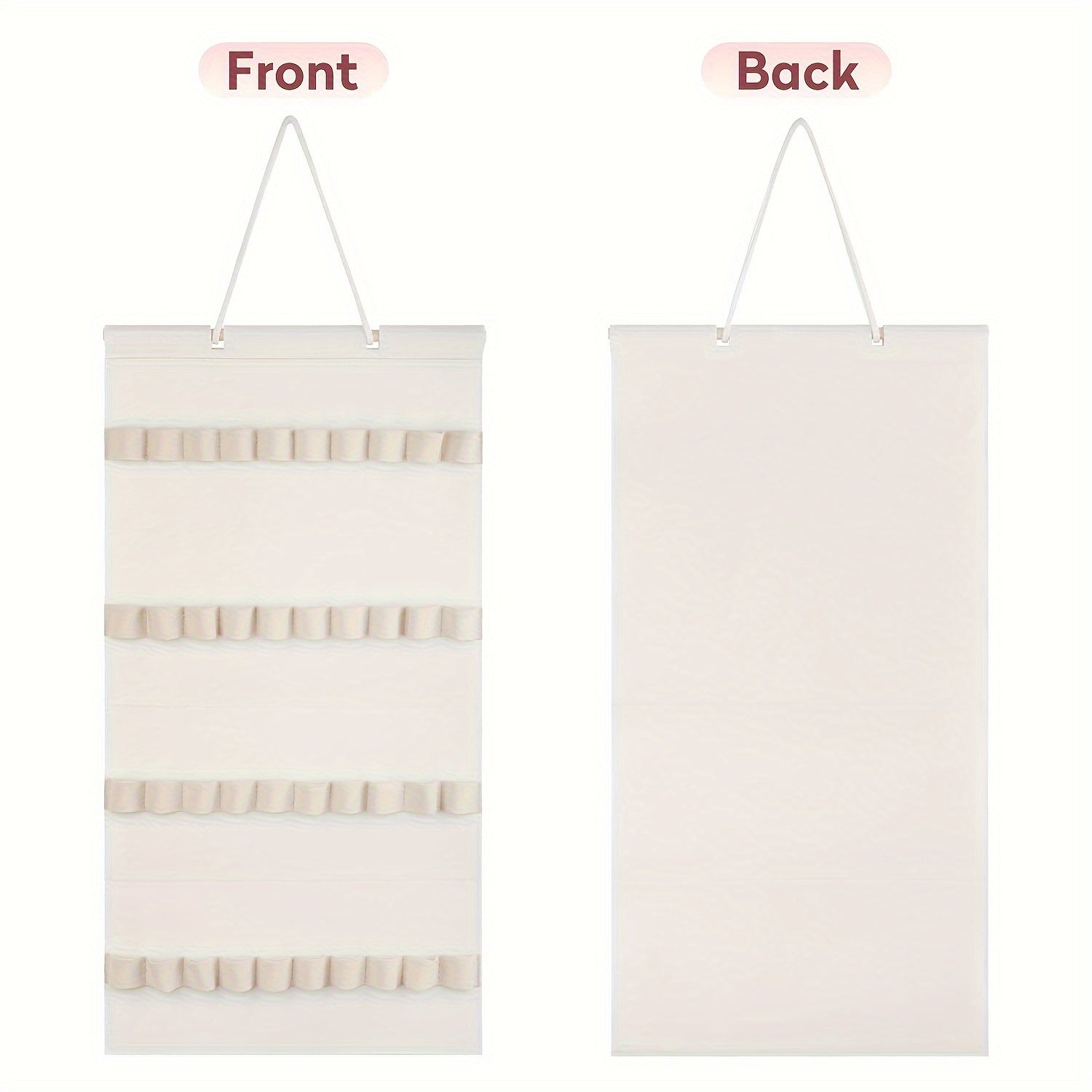 Organizador de diadema de fieltro para colgar, almacenamiento y soporte para accesorios de cabello