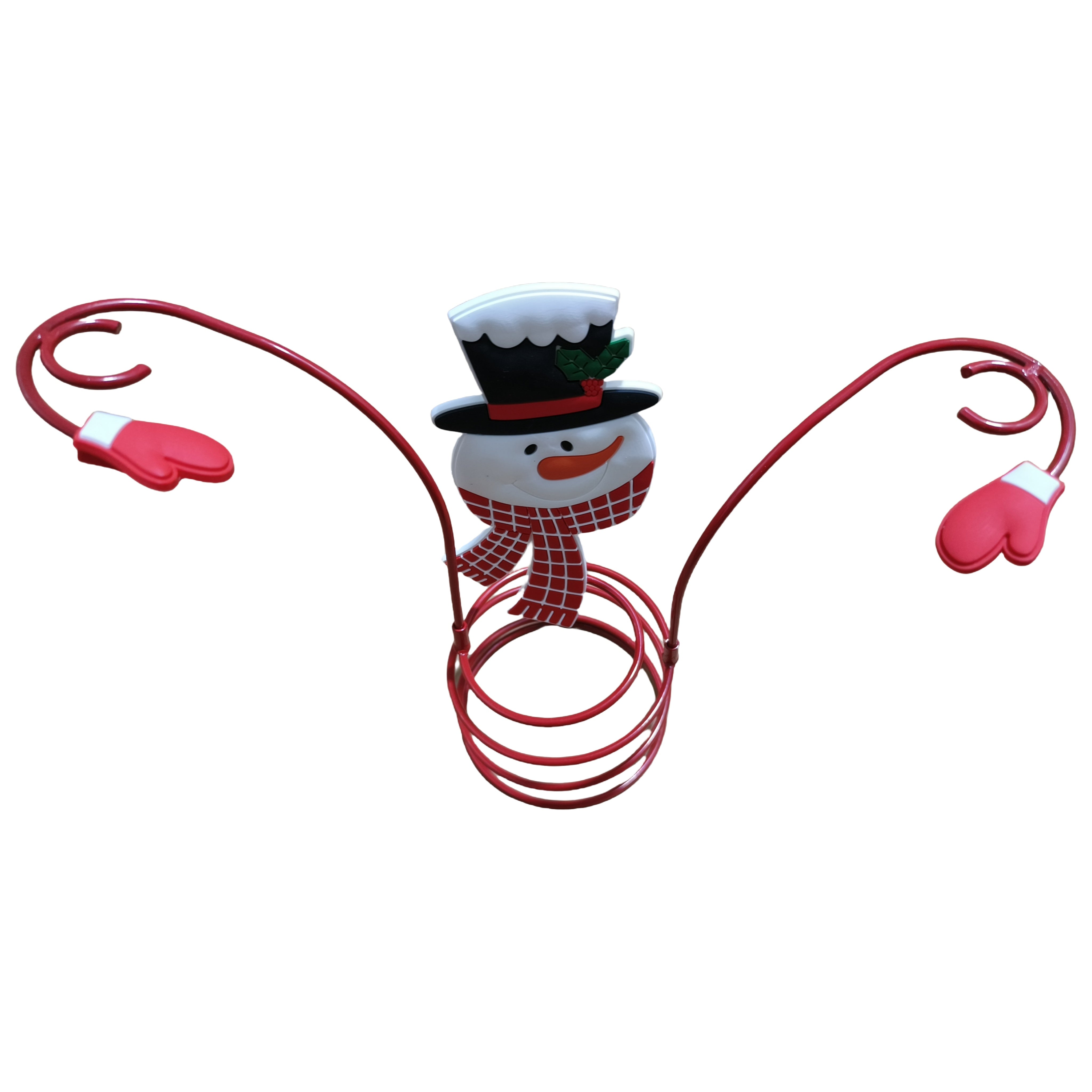 Christmas Wine Bottle Holder Set with Santa and Snowman Designs for Holiday Decor