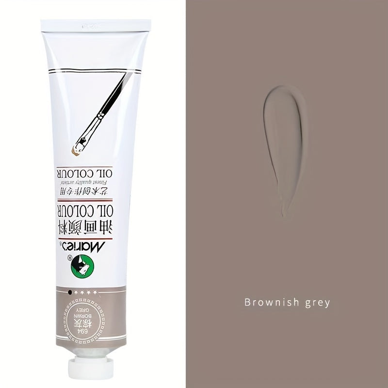 50ml White Oil Paint Tube for Canvas and Graffiti Art Professional Artist Grade