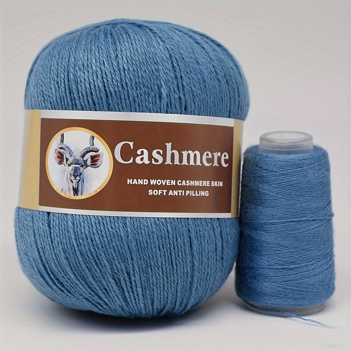 Hand-Woven Cashmere Blend Crochet Yarn 70 Cashmere 320m Assorted Colors