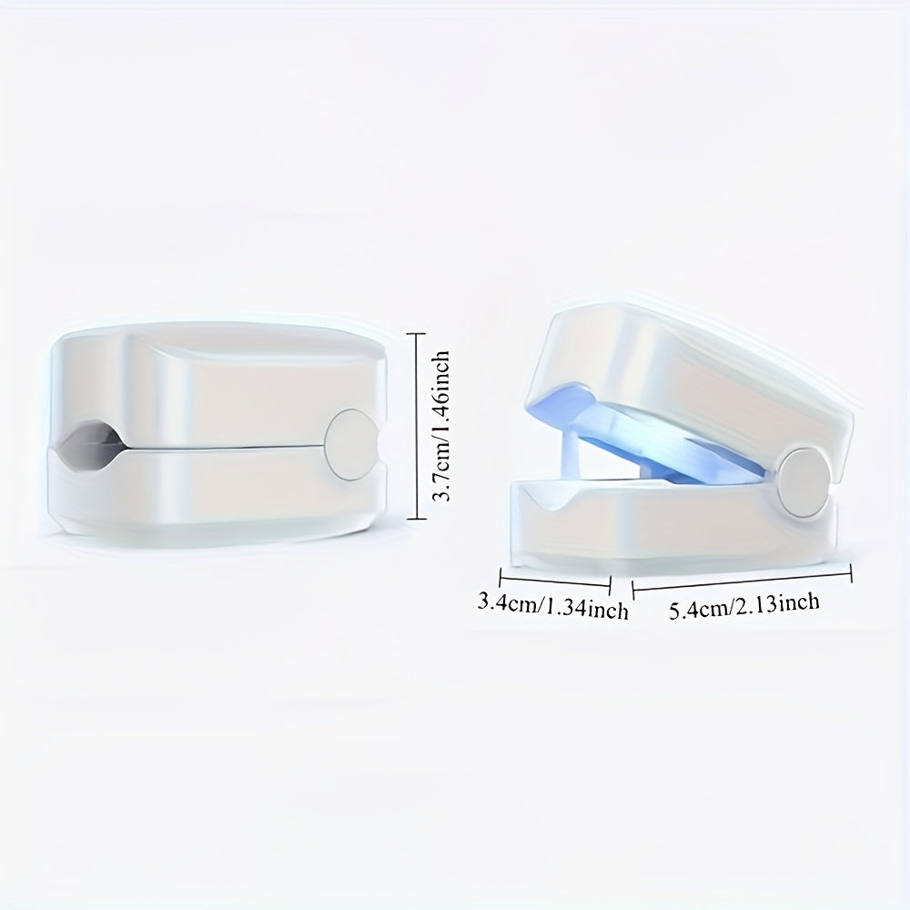 Lámpara de uñas LED recargable con USB, sin olor, de bajo voltaje, blanca con indicador azul