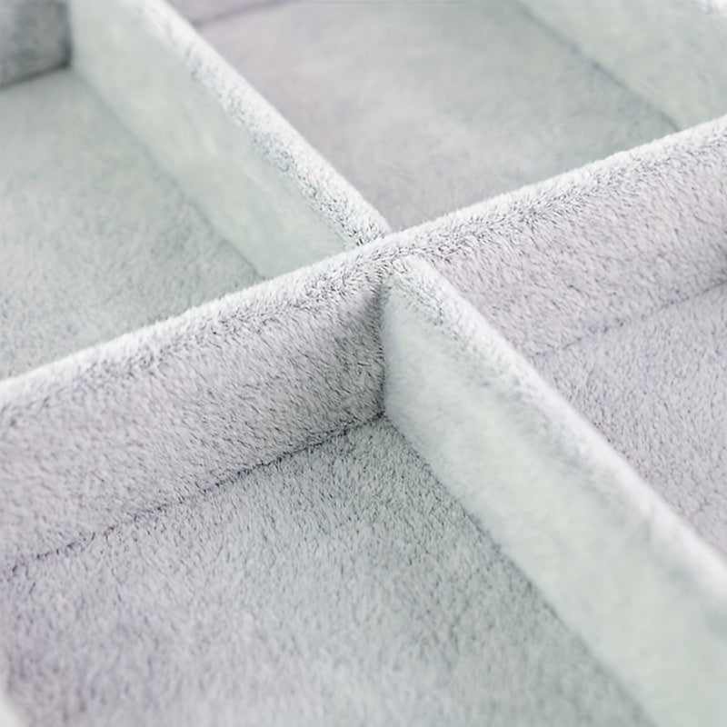 Jewelry Storage Box with Compartments for Rings Earrings Bracelets Necklaces and Watches 28.5cm x 20.5cm