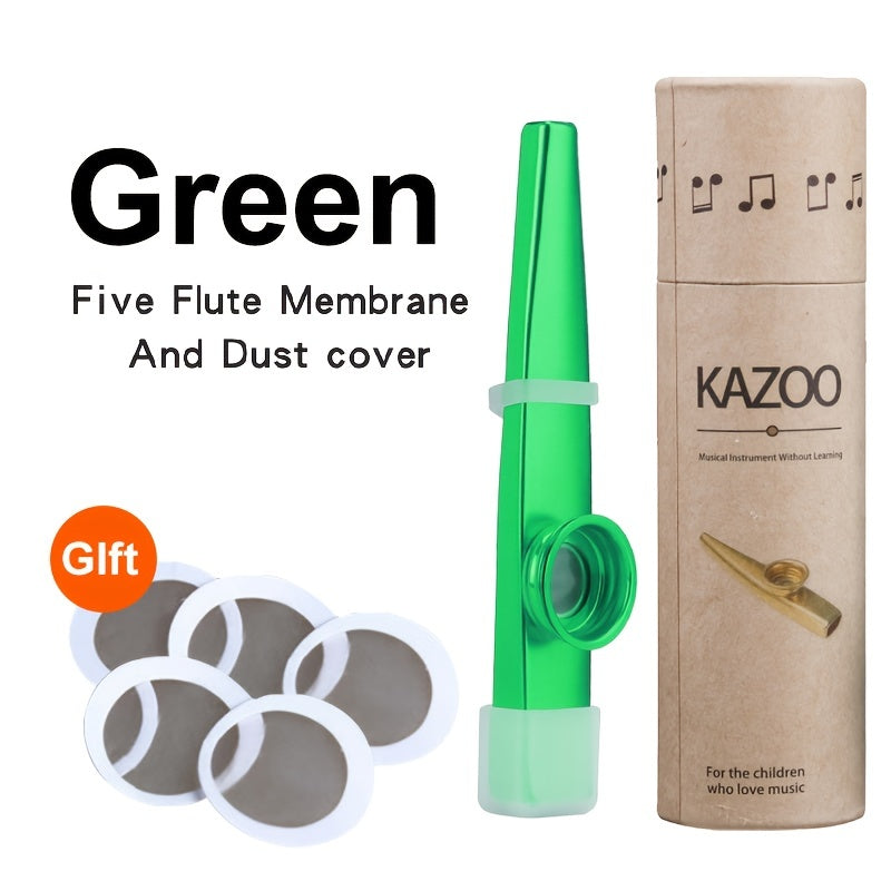 Легкий в обучении яркий инструмент для начинающих - Металлический казу, гитара, укулеле аккомпанемент