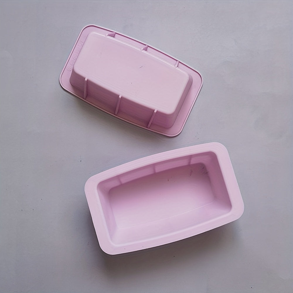Mini Silicone Toast Mold Set of 3 Rectangular Bread Baking Pans for Pastry and Small Breads