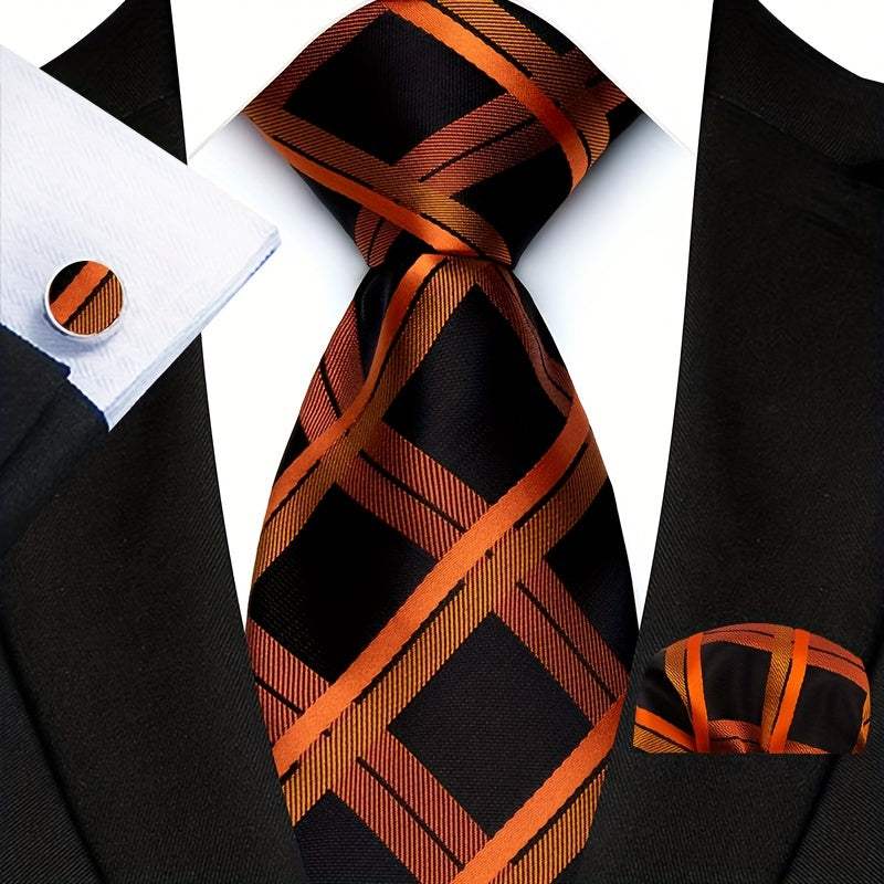  erkaklar uchun Paisley galstuk, manşetlinks va paypoq to'plami sovg'a uchun