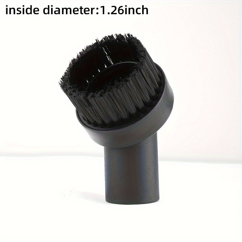 Rubber Round Brush Head Attachment for Vacuum Cleaner Cleaning Tool