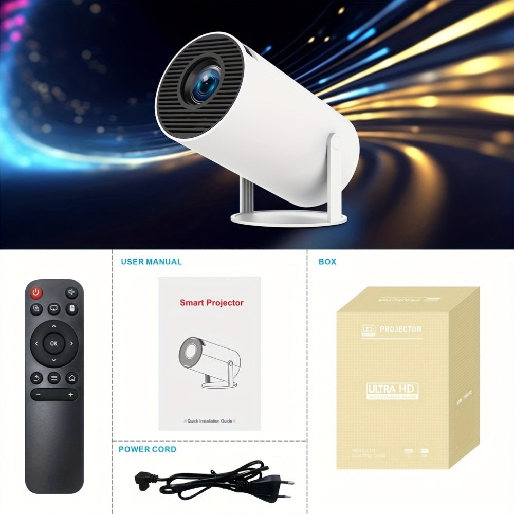Portable Wireless Home Cinema Projector 1280x720P 160ANSI Bluetooth Wi-Fi