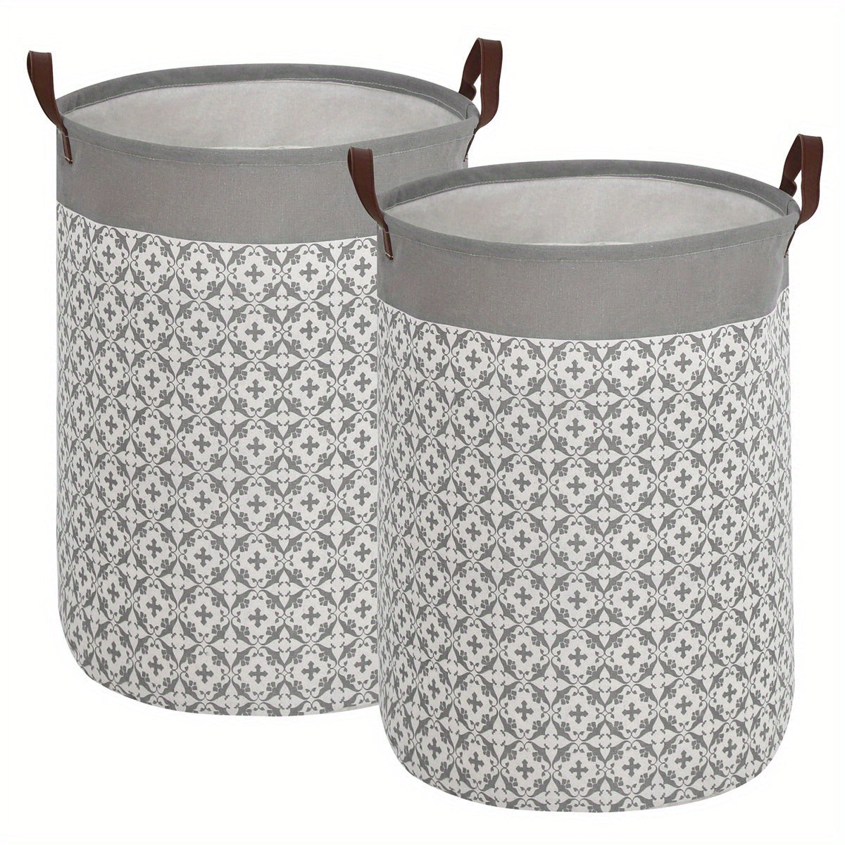 Large Waterproof Collapsible Laundry Basket with Handles for Dorms and Home Storage