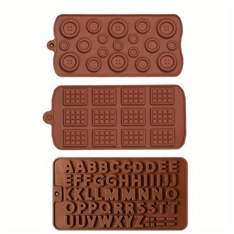 Silicone Chocolate Mould 12 Grids for Pastry Candy and Cookies Baking Tool