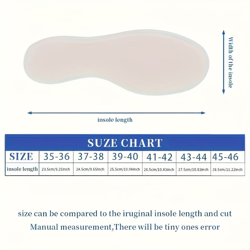 Unisex Breathable Disposable Insoles Sweat-Absorbent Foot Inserts for Hiking Jogging White EUR35-45