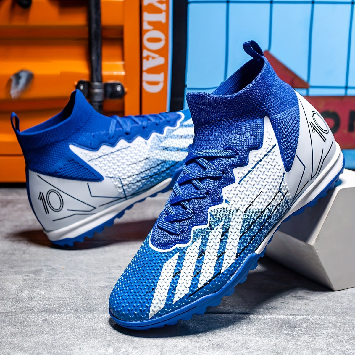Высокие профессиональные футбольные бутсы из искусственной травы, дышащие, комфортные, противоскользящие, всесезонные