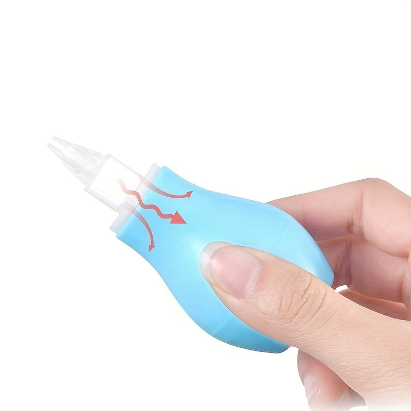 Yangi tug'ilganlar va chaqaloqlar uchun bolalar burun aspiratori, yumshoq uch, ehtiyotkorlik bilan yutish