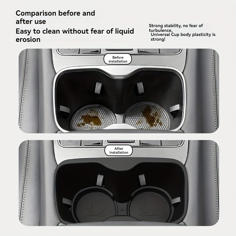 Universal Car Water Bottle Holder Shockproof Anti-Slip Central Control
