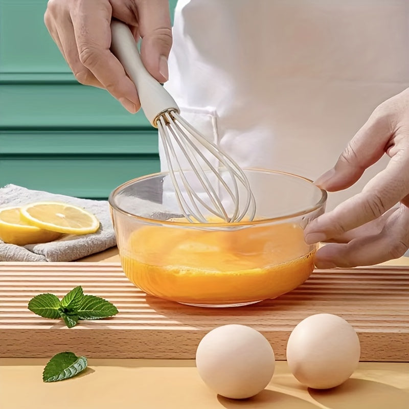 Комплект силиконовых кухонных инструментов для выпечки «Все в одном» - включает 3, 4 или 6 предметов - термостойкие и не липкие мини-кухонные принадлежности, такие как скребок для тортов, зажим для пищи, венчик, кисточка для масла, ложка и лопатка.