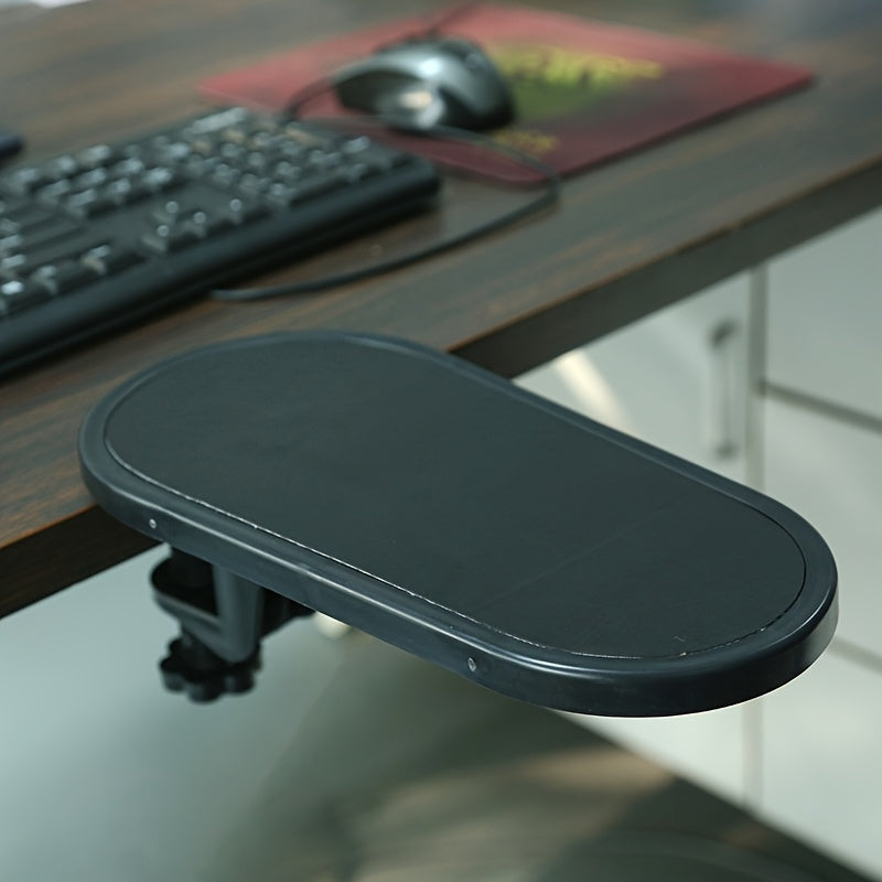 Ergonomic Desk Armrest Extender Black for Gaming and Office Elbow Support