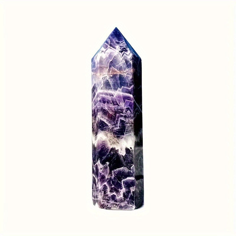 Amethyst Kristalli Obelisk Qalam Uchi Minerali Namuna Sogʻishtirish va Dekor uchun