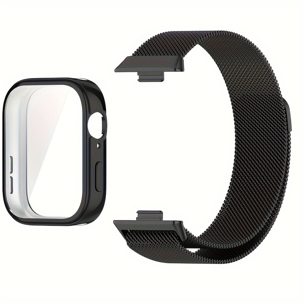 Stainless Steel Watch Band and Case for Huawei Watch Fit 3