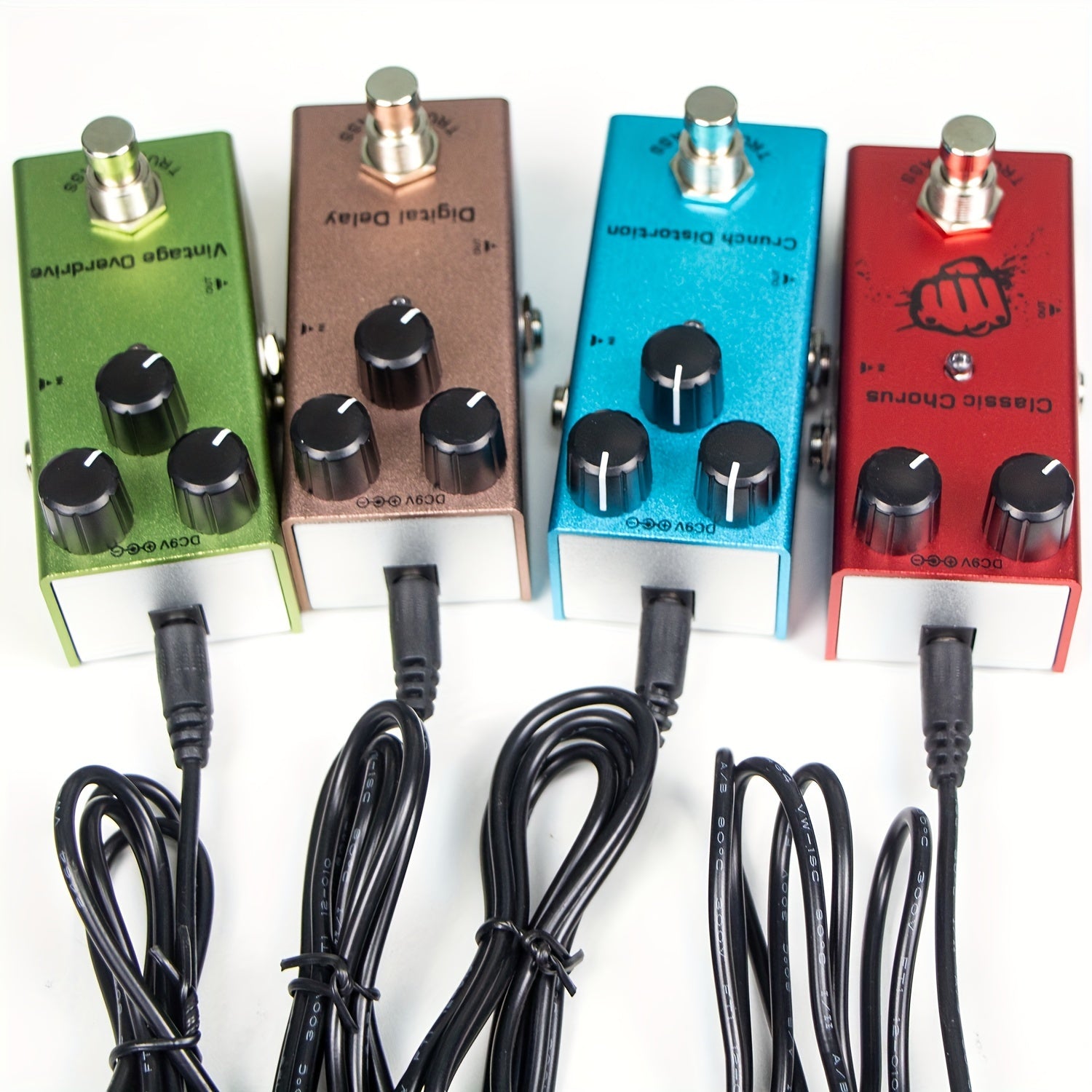 Mini Electric Guitar Pedal Overload Metal Distortion Delay Effects 9V