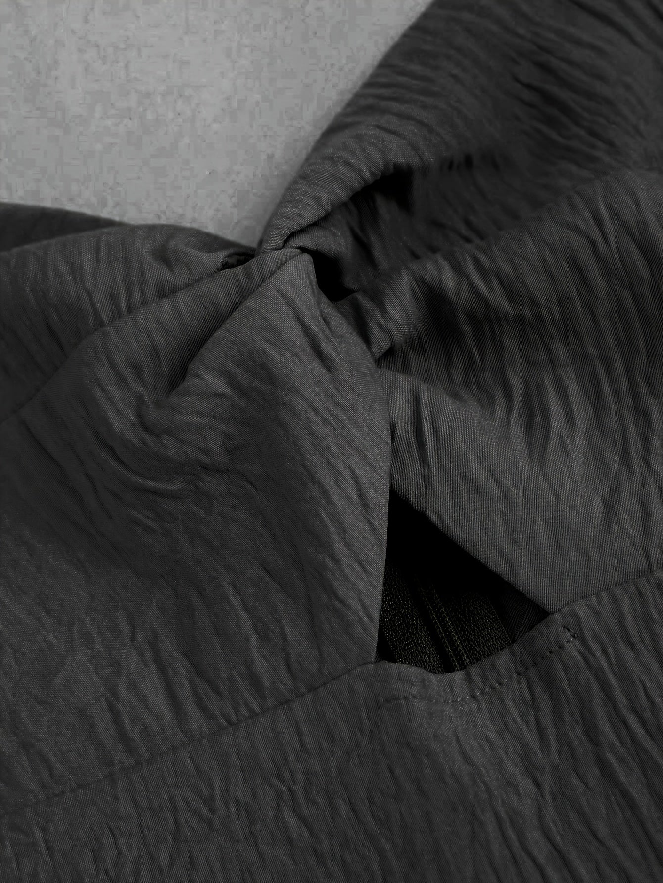 Women's Black Strapless Jumpsuit with Front Tie Casual Fashion