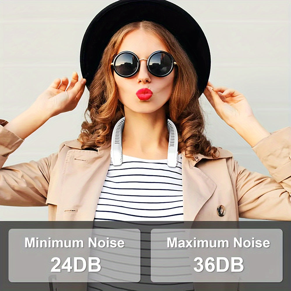 Portable USB Halter Fan for Camping RV Travel Office Outdoor Cooling