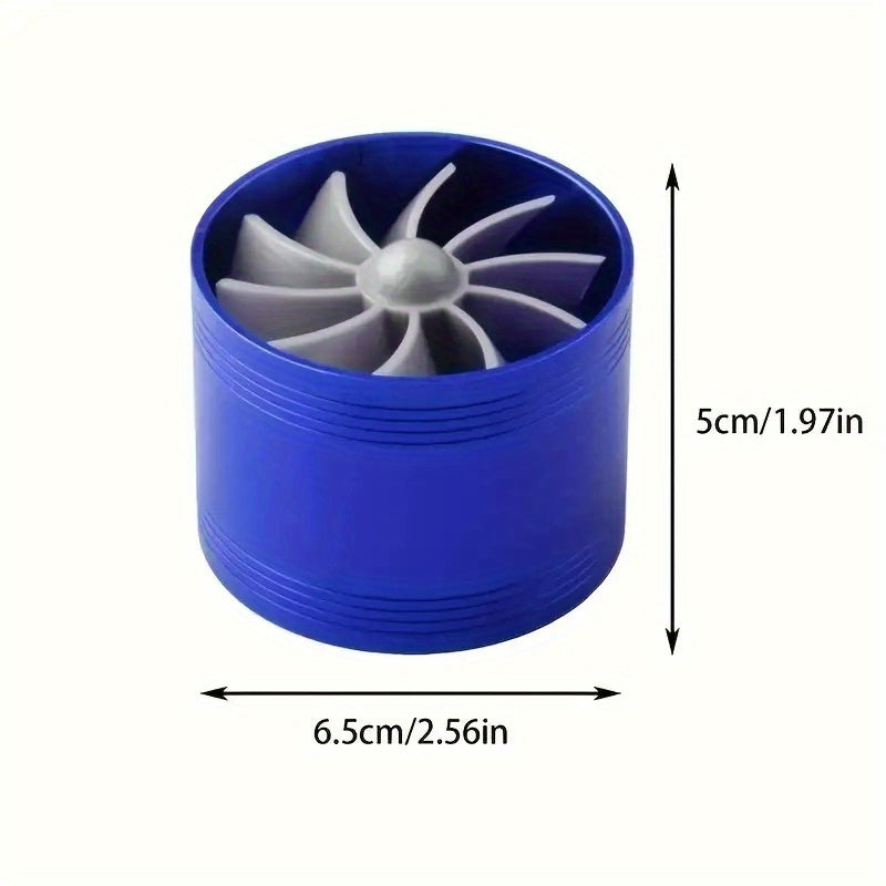 Adaptador de turbocompresor para SUV ahorro de combustible aleación de aluminio azul rojo