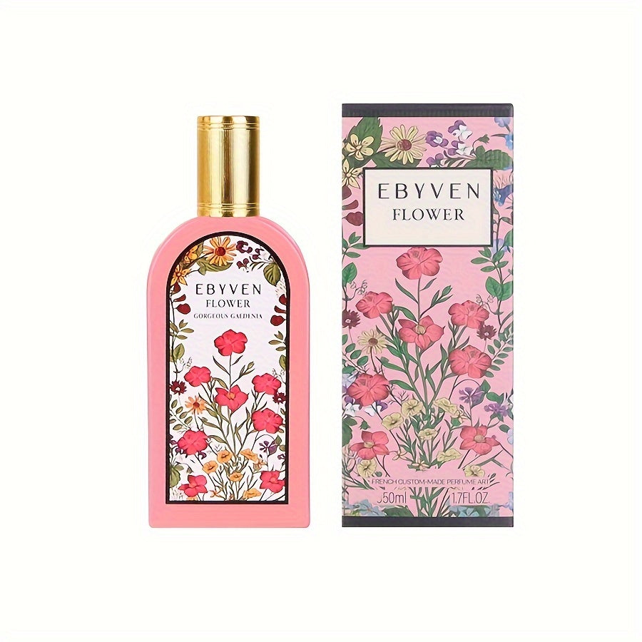 Women's Floral Perfume with Jasmine Gardenia Magnolia Long-Lasting Alcohol-Based Green Packaging