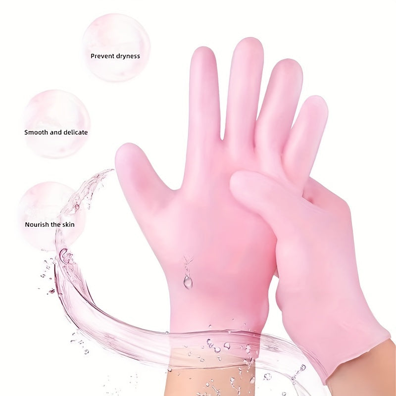Silicone Gloves and Socks Unscented Moisturizing Hand and Foot Care Set